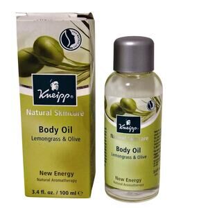 Kniepp Lemongrass & Olive New Energy Natural Body Oil 3.4 oz. All Skin Types NEW